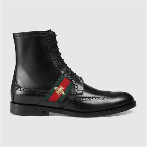 mens gucci boots|gucci men's motorcycle boots.